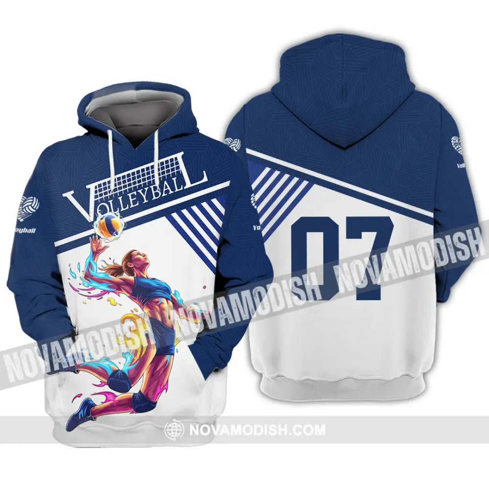 Women Shirt - Custom Volleyball Player Sport Shirt Hoodie / S T-shirt