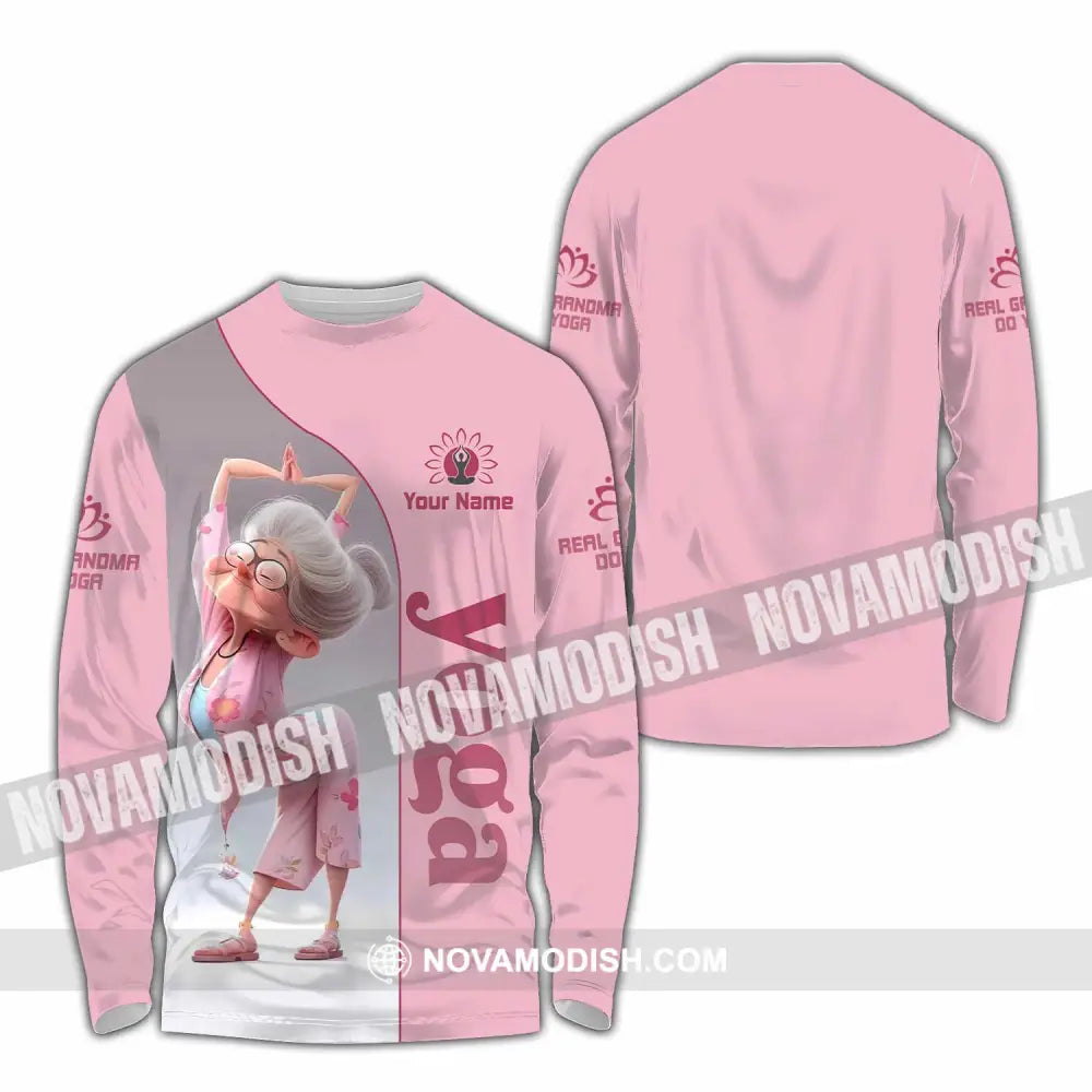 Women Shirt - Custom Yoga Shirt - Long Sleeve Shirt / S - T-shirt