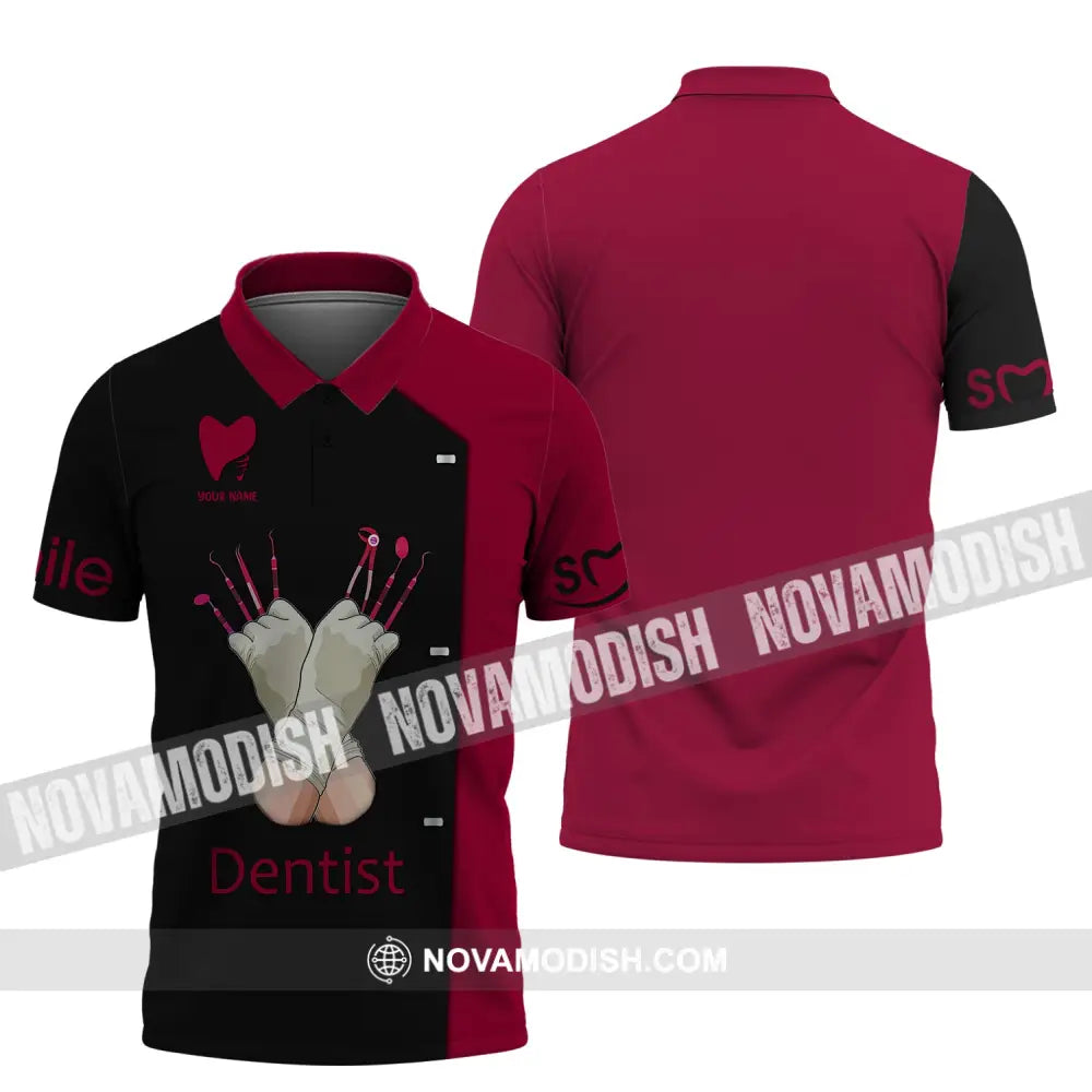 Women Shirt Dental Dentist Hoodie Sportwear Polo / S T-Shirt