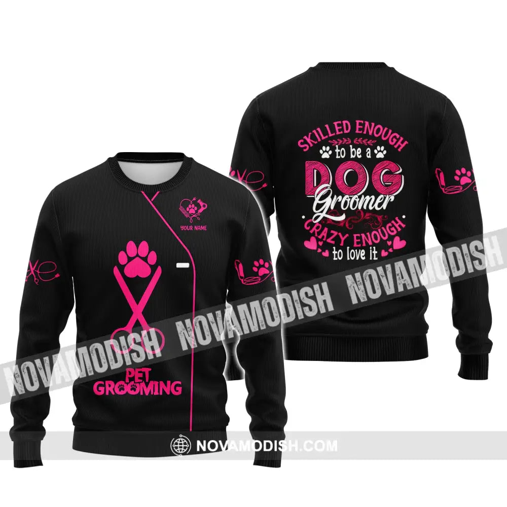 Women Shirt Groomer Life Hoodie Sportwear T-Shirt