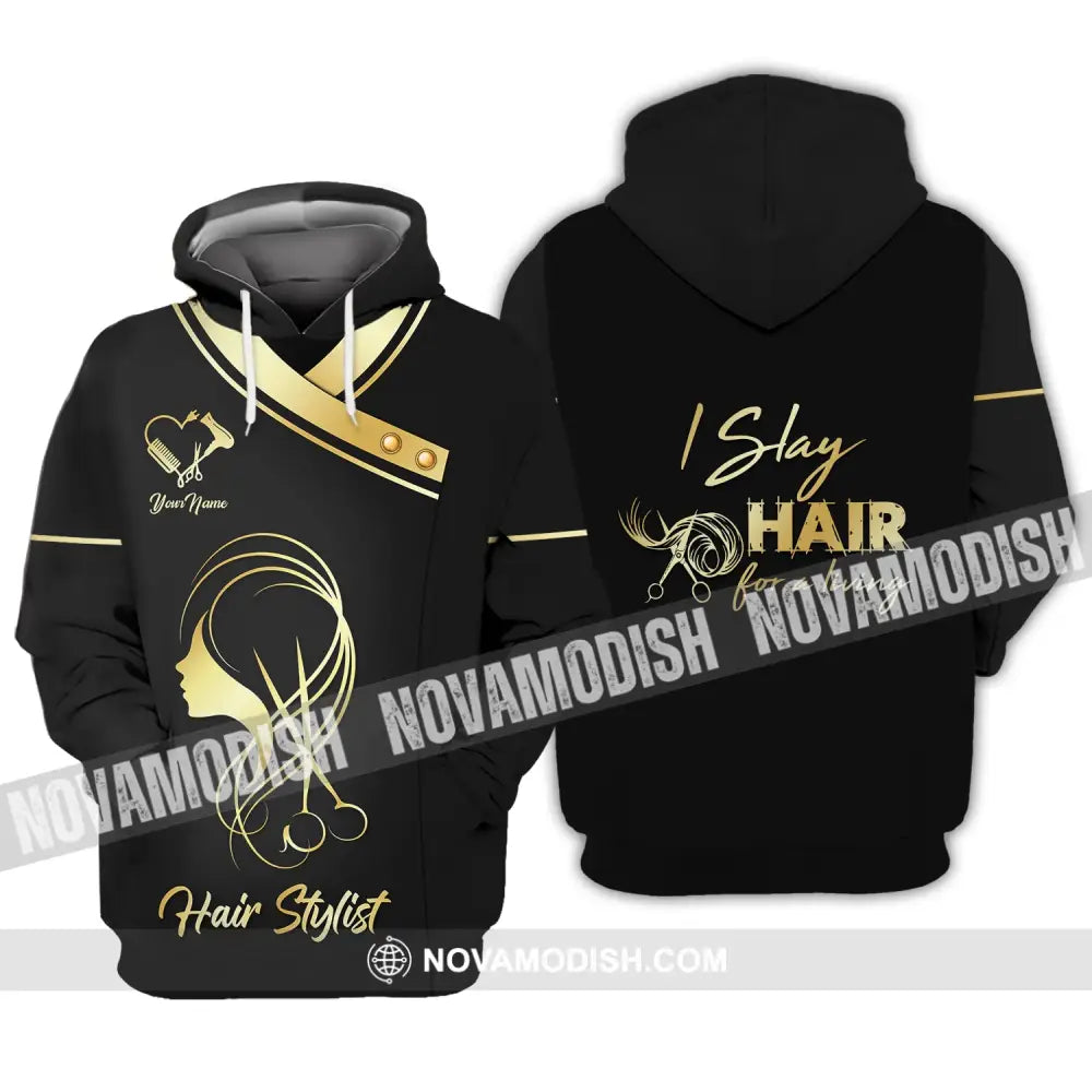 Women Shirt Hair Stylist Hairdresser Hoodie Sportwear / S T-Shirt