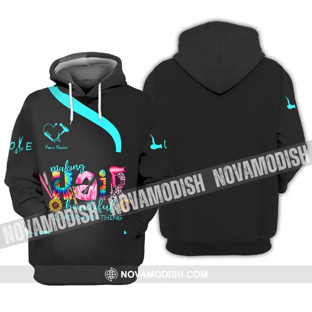 Women Shirt Hair Stylist Hairdresser Sportwear Hoodie / S T-Shirt