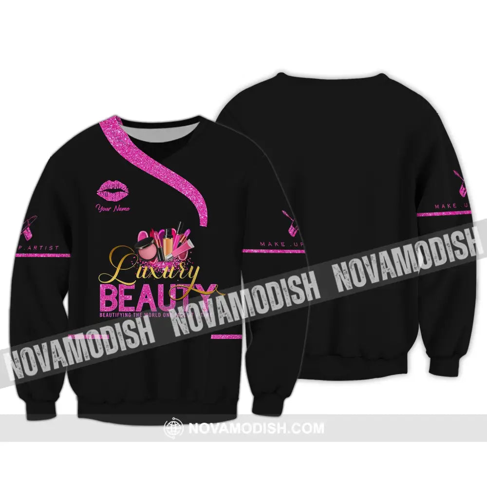 Women Shirt Makeup Artist Hoodie Sportwear Long Sleeve / S T-Shirt