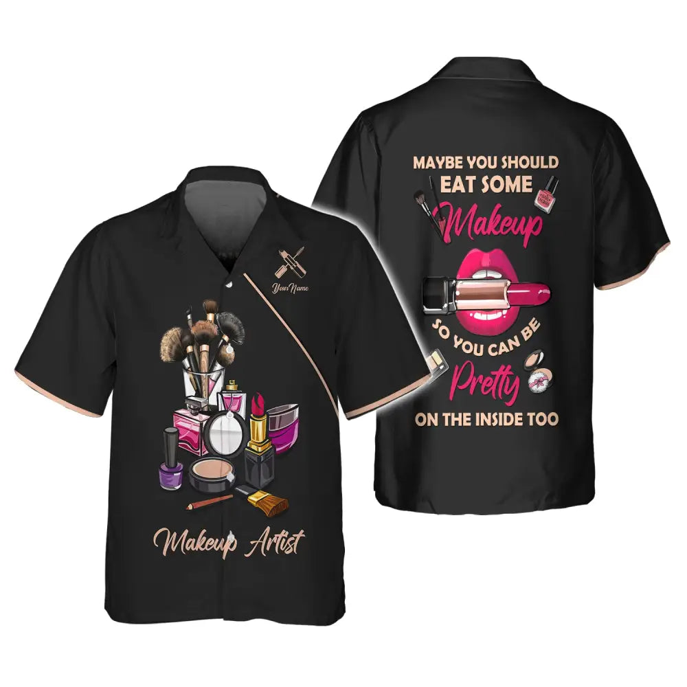 Women Shirt Makeup Artist Hoodie Sportwear T-Shirt