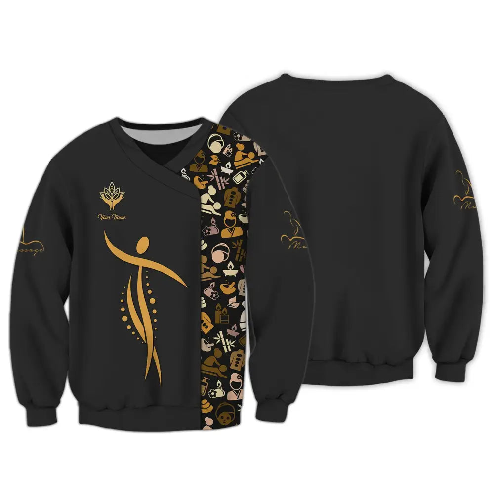 Women Shirt Massage Therapist Sportwear Long Sleeve / S T-Shirt