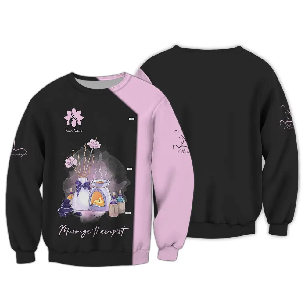 Women Shirt Massage Therapist Sportwear Long Sleeve / S T-Shirt