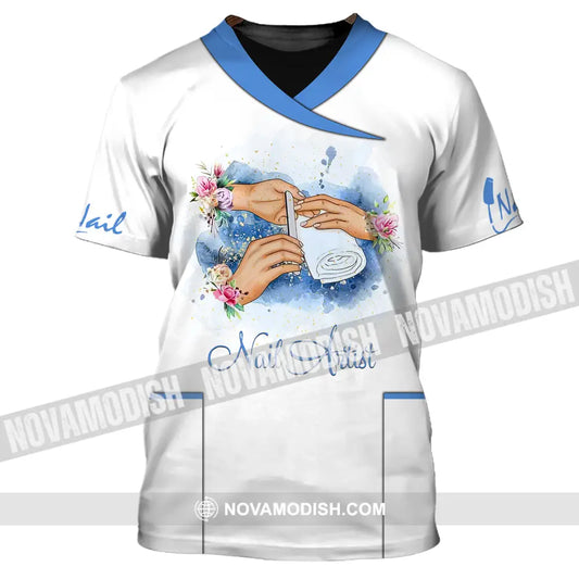 Women Shirt Nail Artist Tech Sportwear T-Shirt / S