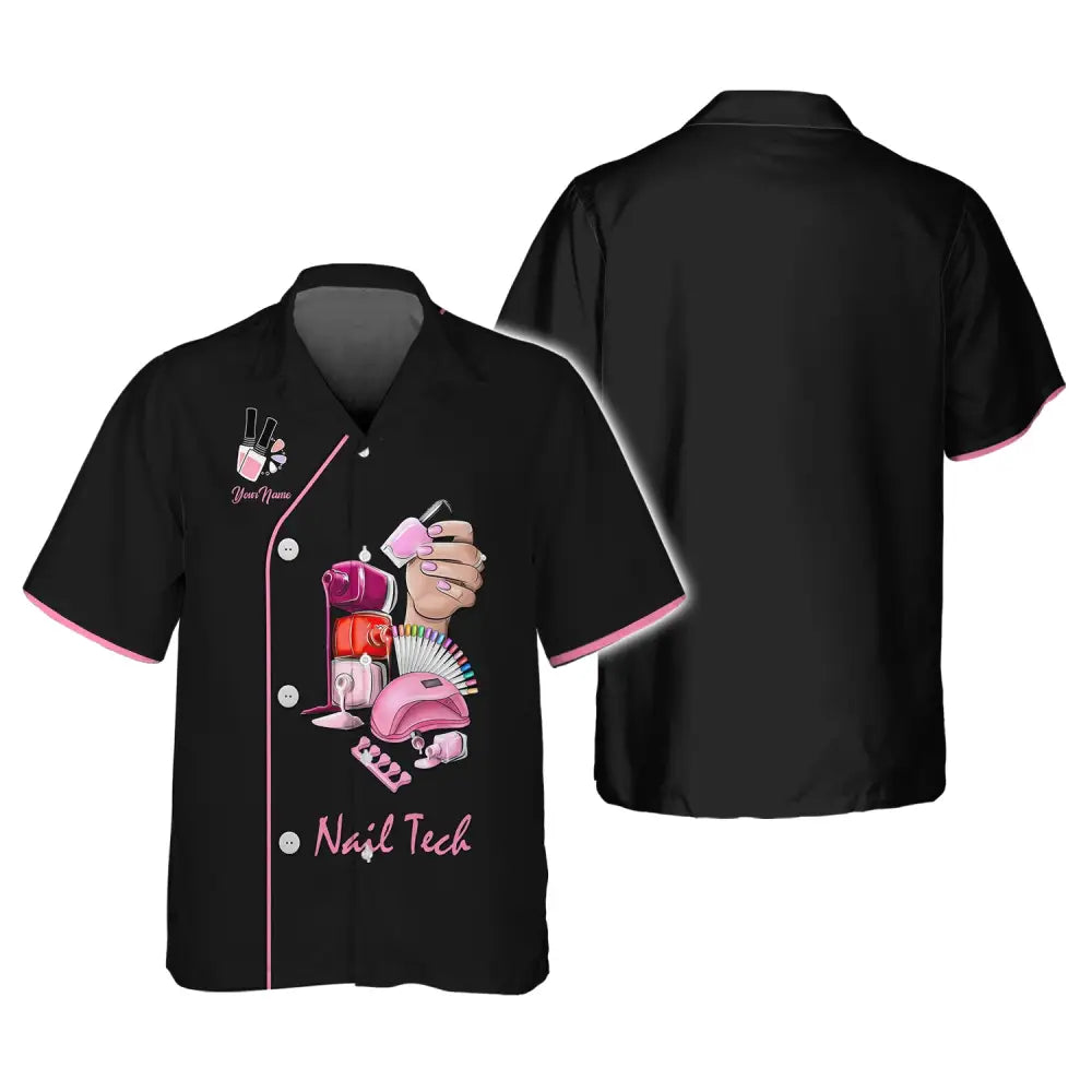 Women Shirt Nail Technician Tech Hoodie Sportwear T-Shirt