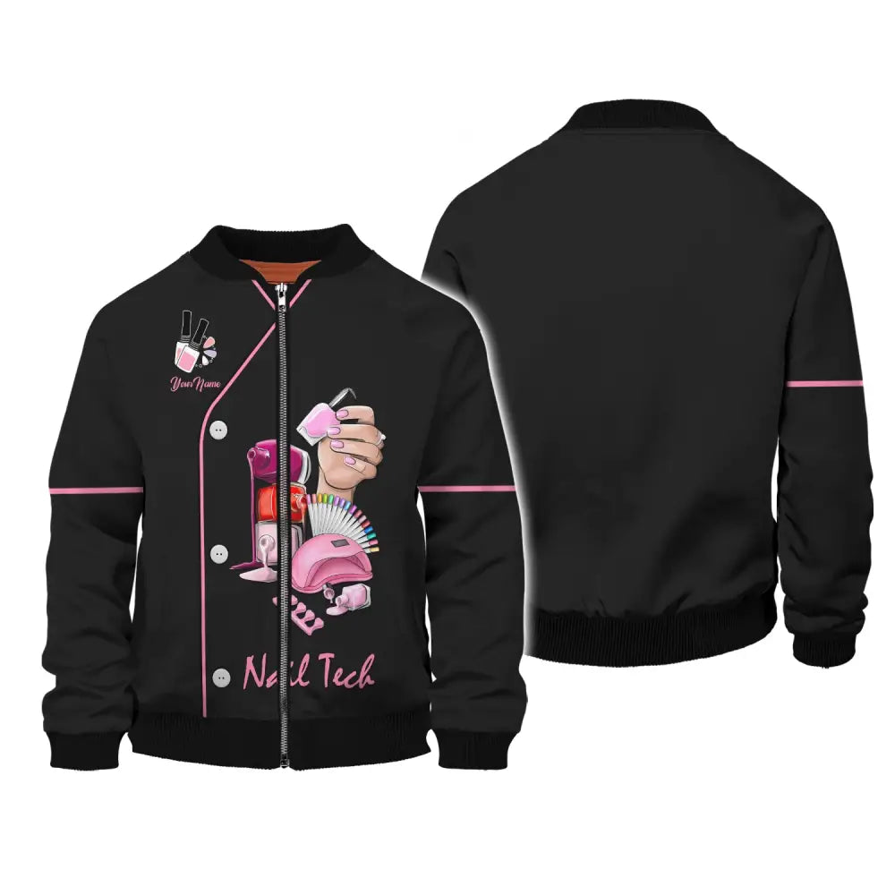Women Shirt Nail Technician Tech Hoodie Sportwear T-Shirt