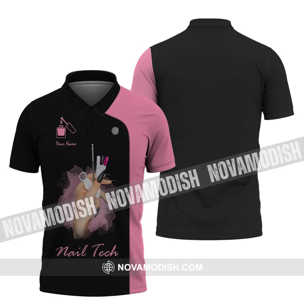 Women Shirt Nail Technician Tech Sportwear Polo / S T-Shirt