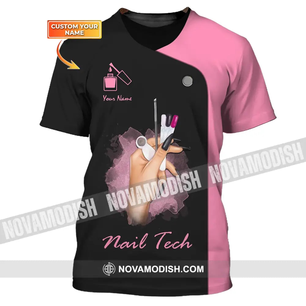 Women Shirt Nail Technician Tech Sportwear T-Shirt / S