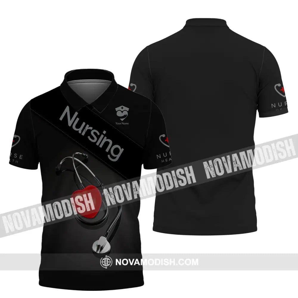 Women Shirt Nurse Life Nursing Hoodie Sportwear Polo / S T-Shirt