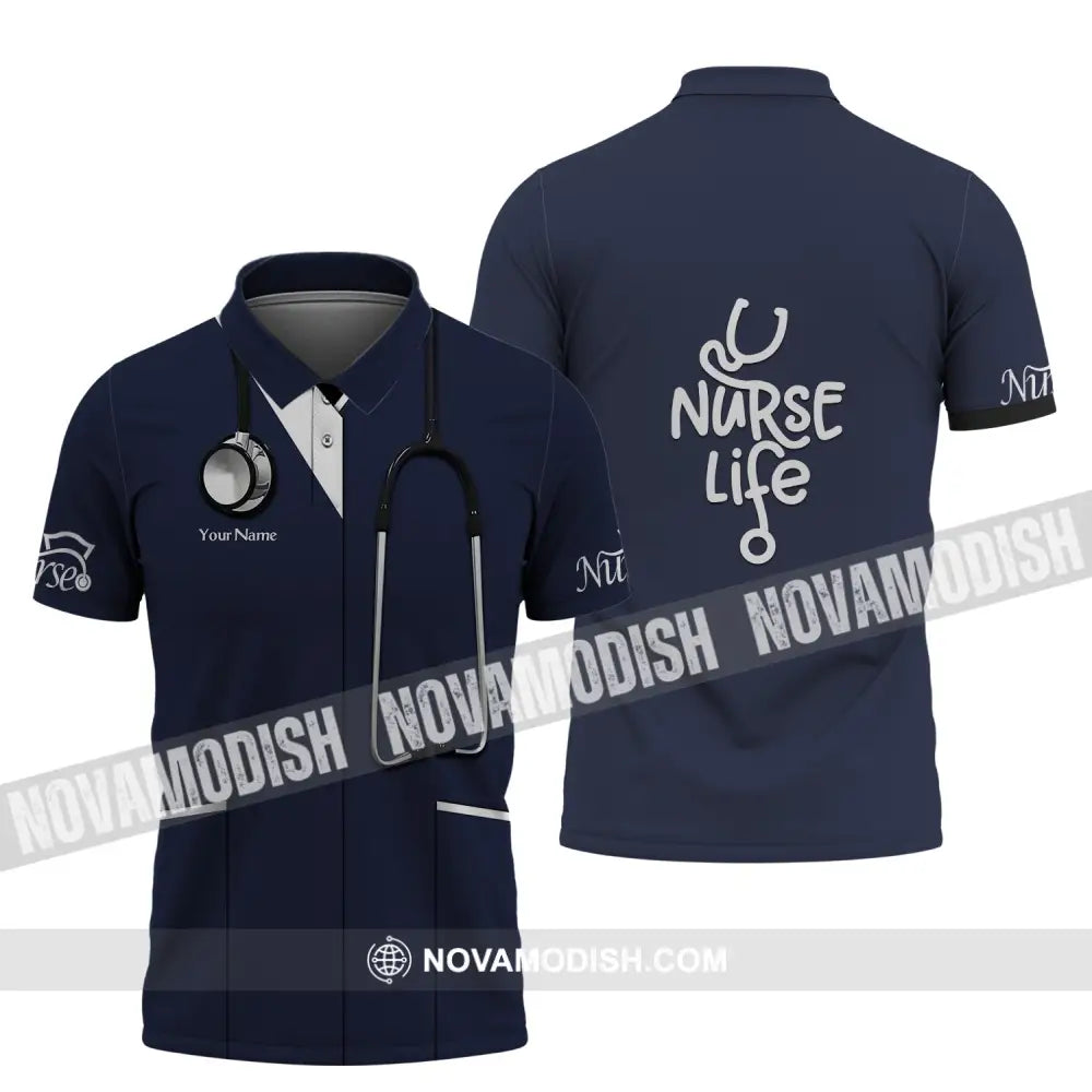 Women Shirt Nurse Life Nursing Shirts Sportwear Polo / S T-Shirt