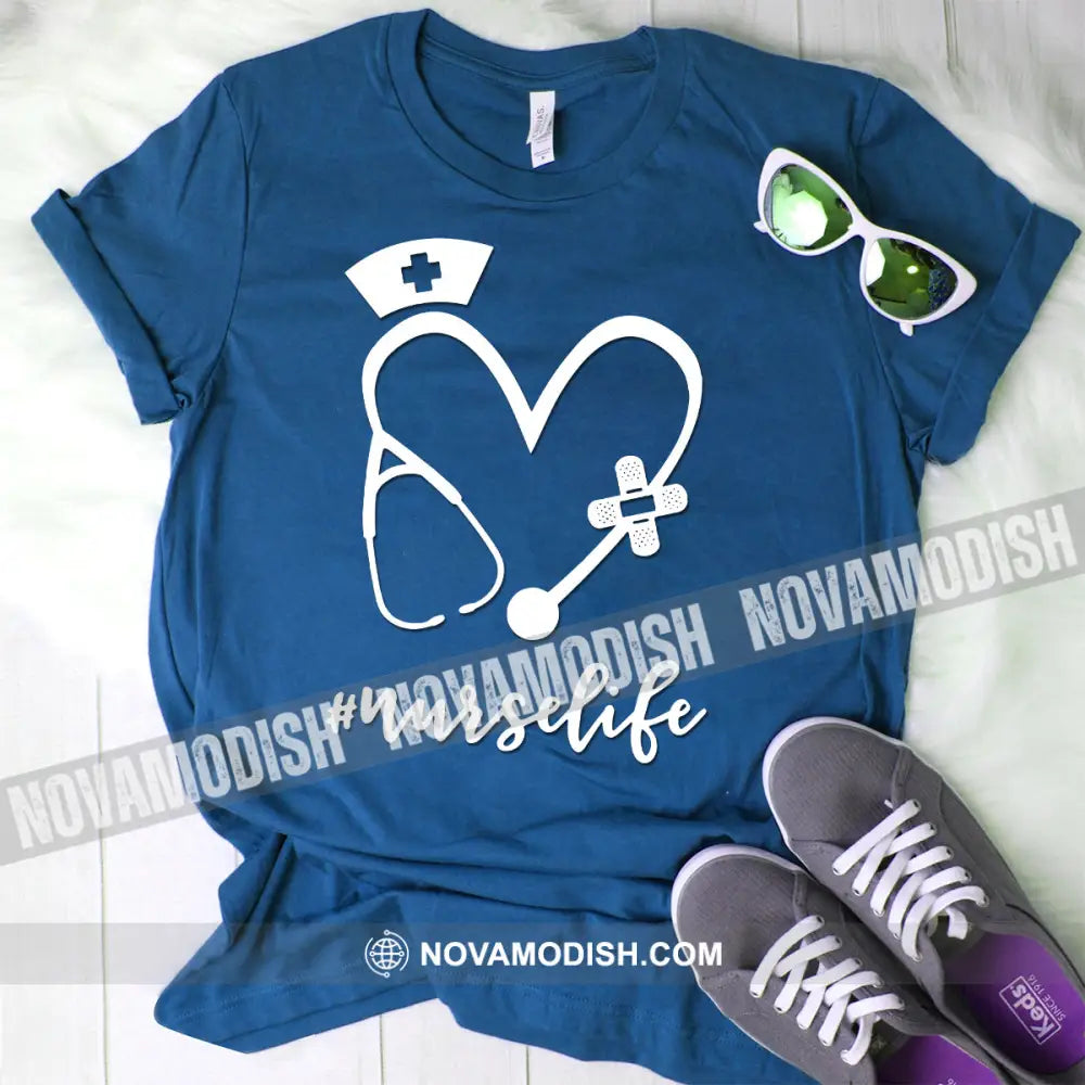 Women Shirt Nurse Life Nursing T-Shirt T-Shirt