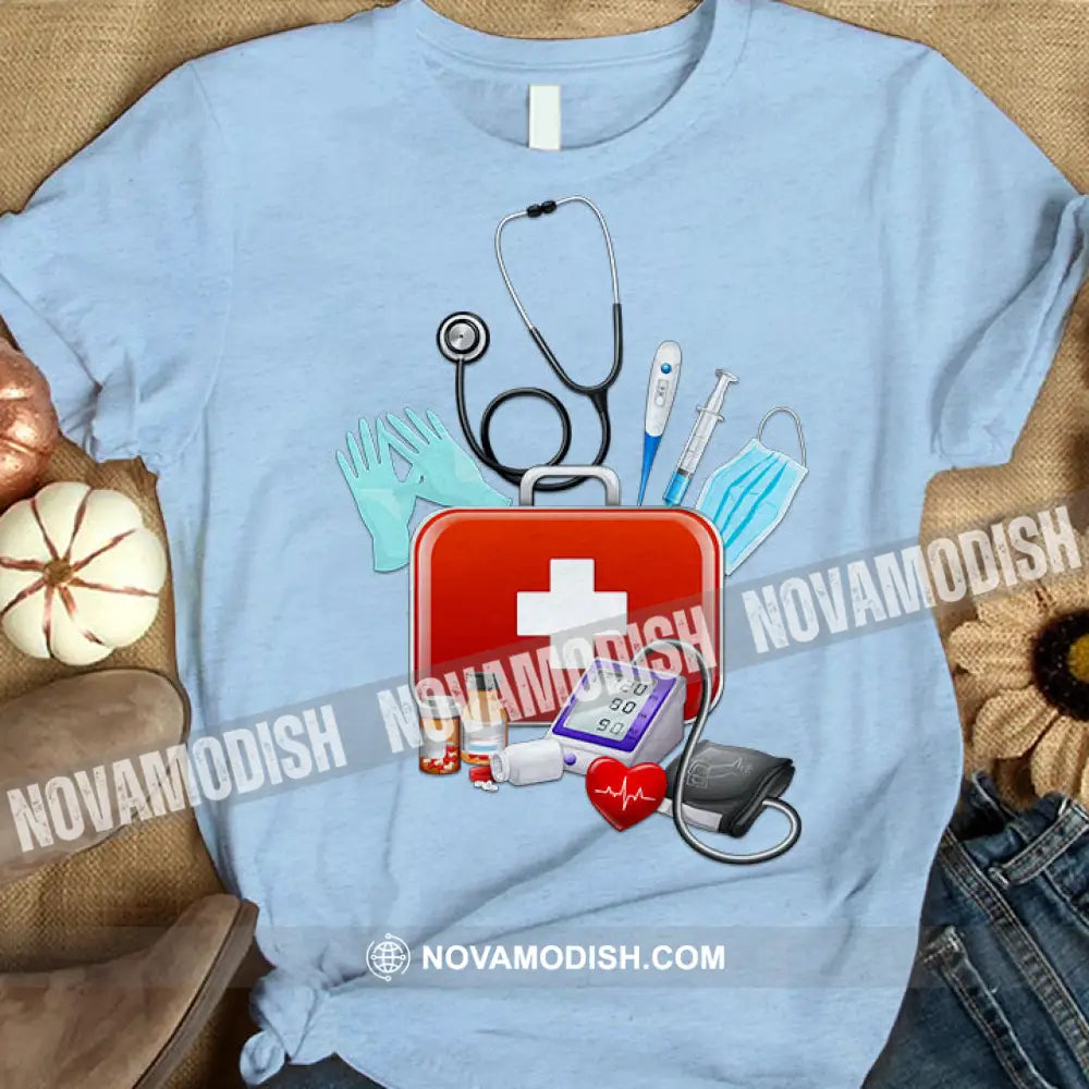 Women Shirt Nursing T-Shirt For Nurses T-Shirt / Blue S