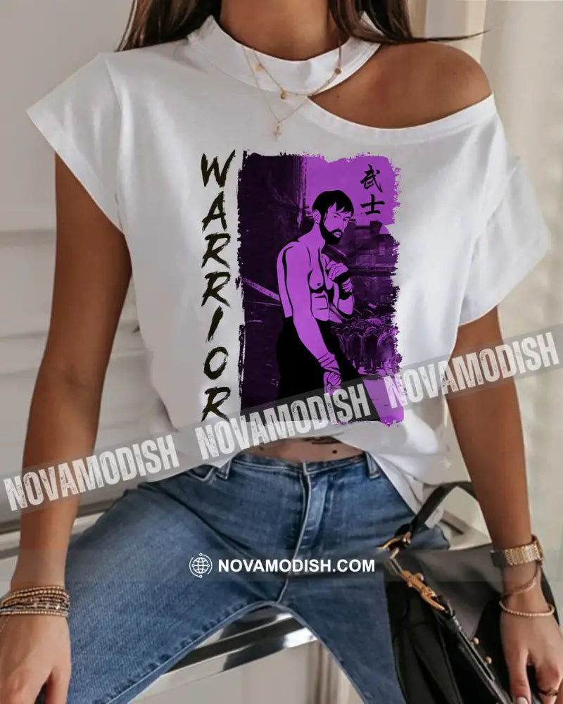 Women T-Shirt Long Sleeve Shirt Warrior T-Shirt Blood In Out Gift For