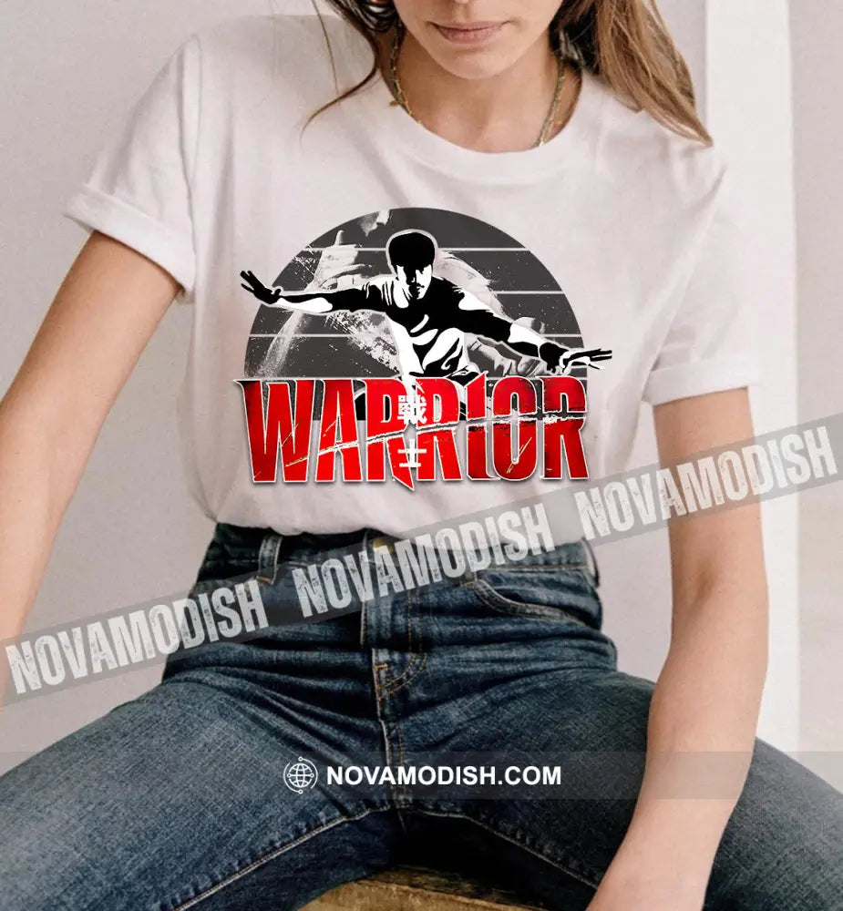 Women T-Shirt Long Sleeve Shirt Warrior T-Shirt Gift For