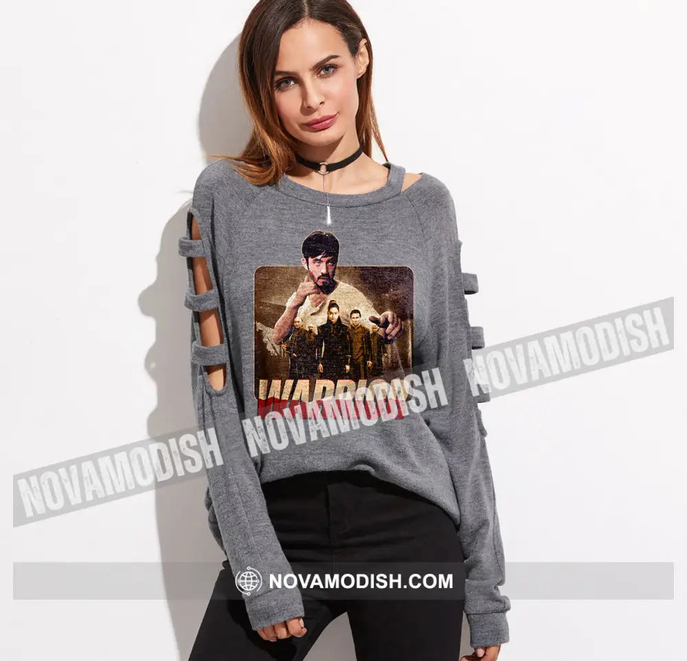 Women T-Shirt Long Sleeve Shirt Warrior T-Shirt Gift For