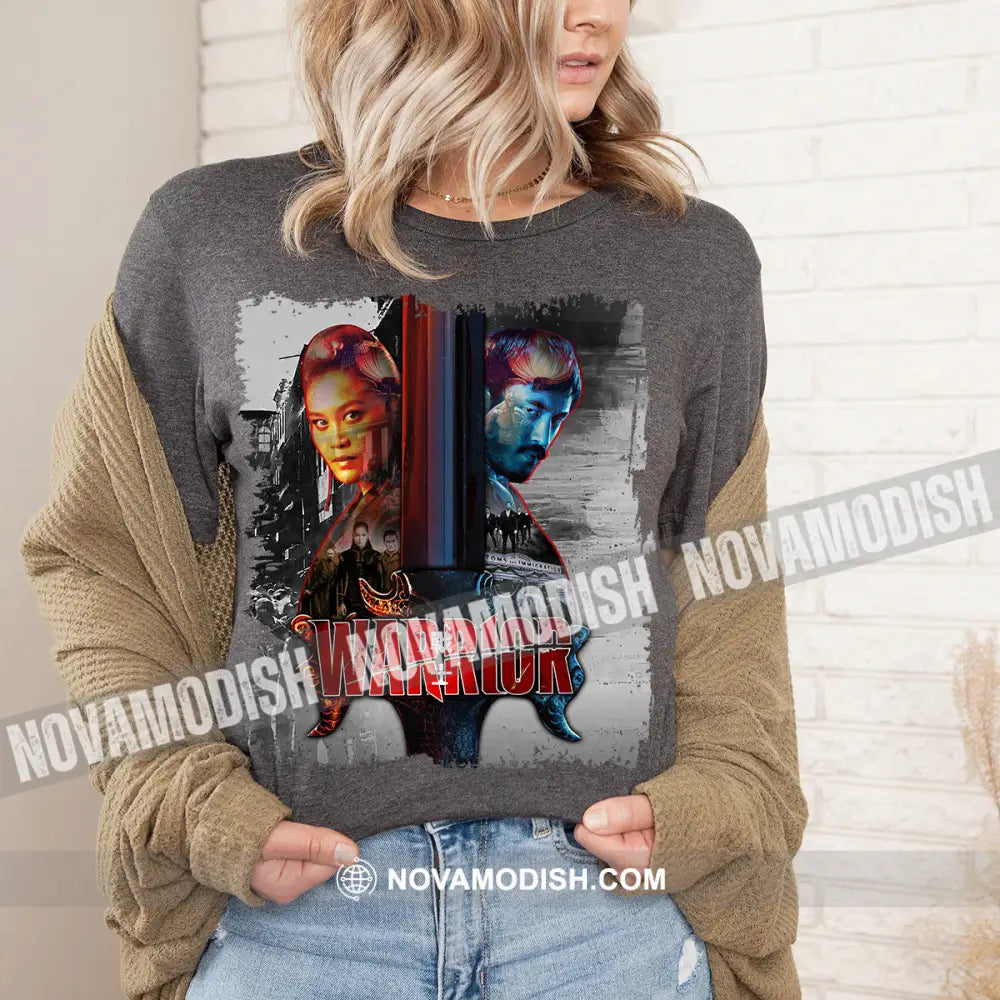 Women T-Shirt Long Sleeve Shirt Warrior T-Shirt Gift For