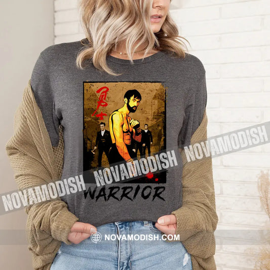 Women T-Shirt Warrior T-Shirt Gift For / Grey S