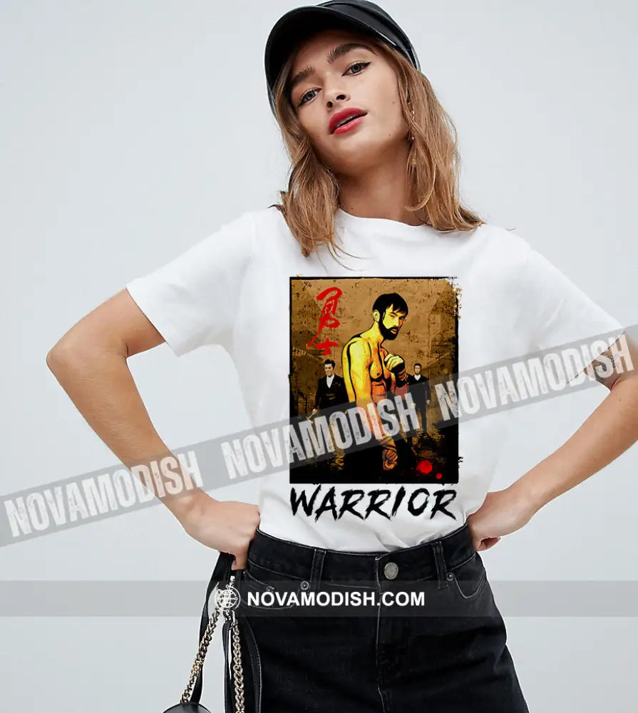 Women T-Shirt Warrior T-Shirt Gift For / White S