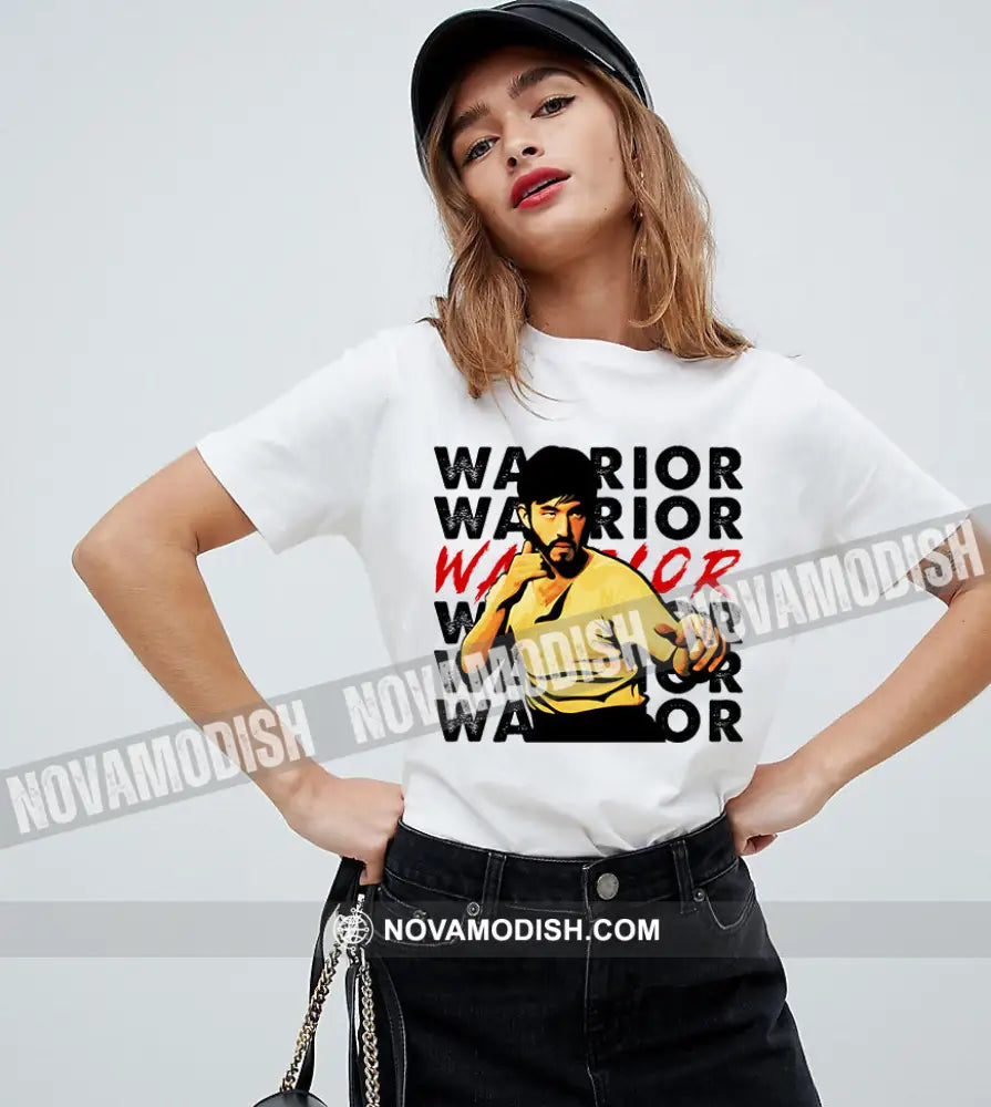 Women T-Shirt Warrior T-Shirt Gift For / White S