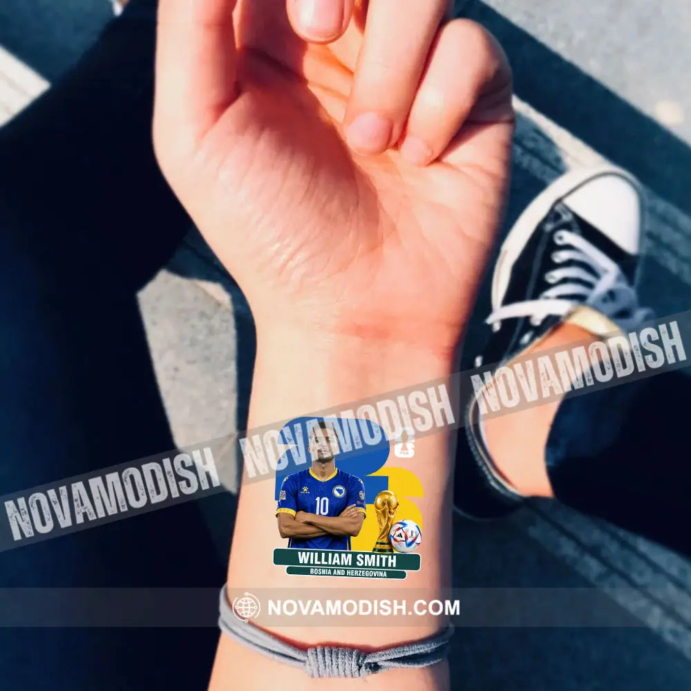 World Cup 2026 Custom Temporary Tattoo Personalized Tattoo Fake Tattoo - Temporary Tattoo