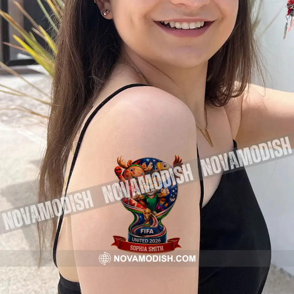 World Cup 2026 Custom Temporary Tattoo Personalized Tattoo Fake Tattoo - Temporary Tattoo