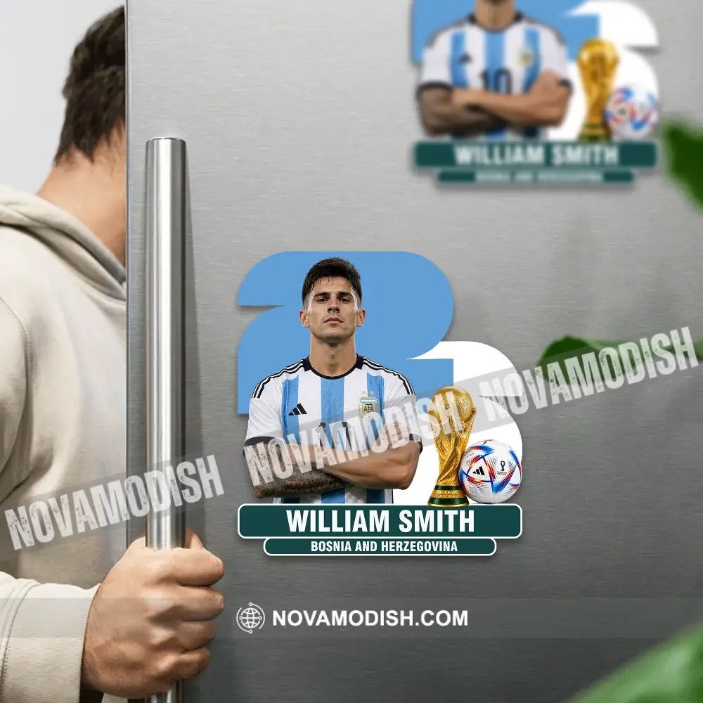 World Cup 2026 Fridge Magnet - Personalized Fridge Magnet - Fridge Magnet