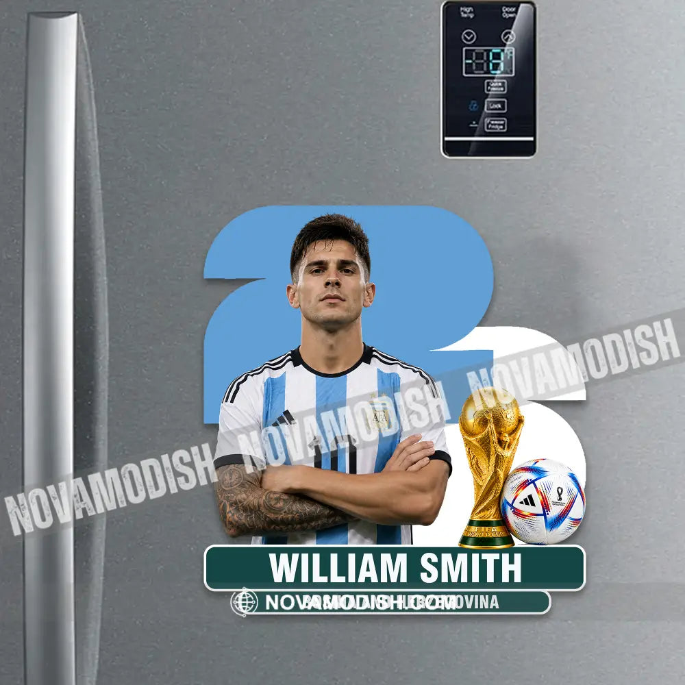 World Cup 2026 Fridge Magnet - Personalized Fridge Magnet - Fridge Magnet