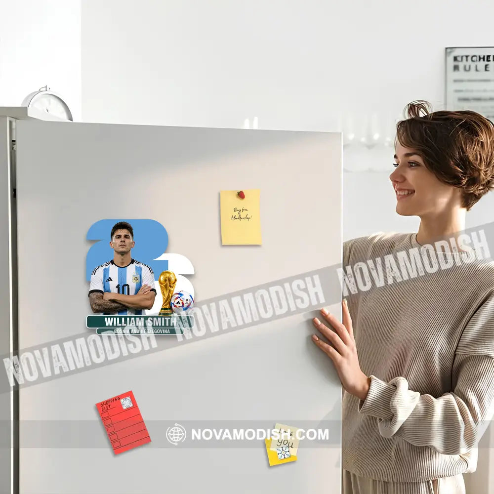 World Cup 2026 Fridge Magnet - Personalized Fridge Magnet - Fridge Magnet